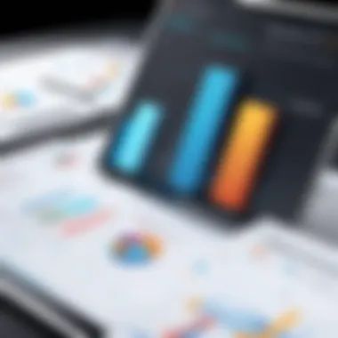 Graphs Showing Efficiency Improvement Graphs and statistics representing increased efficiency in legal practices