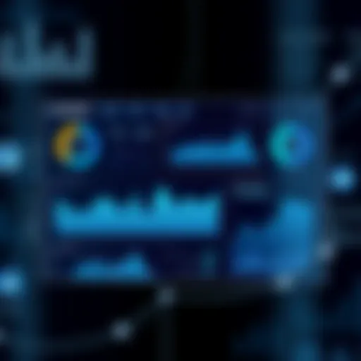 Cleaning Business Dashboard Analytics A digital dashboard showcasing cleaning business metrics