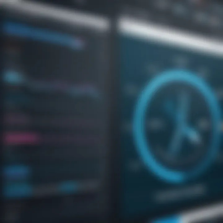 Chart comparing performance metrics of Joomla and WordPress