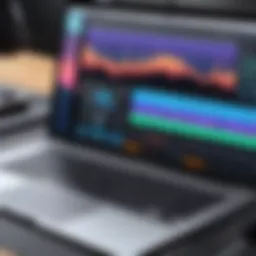 Software interface for music recording on MacBook Air