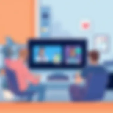 Depiction of remote collaboration using Loom