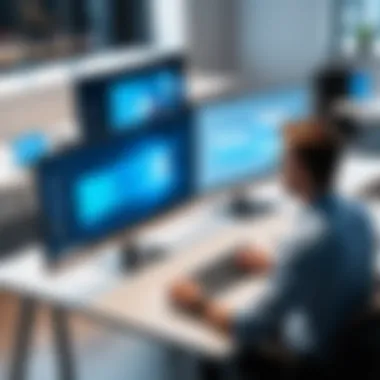 Innovative Collaboration Features of RemotePC RemotePC interface showcasing advanced collaboration tools
