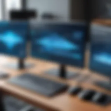 Robust Security Solutions by RemotePC Illustration depicting enhanced security measures of RemotePC