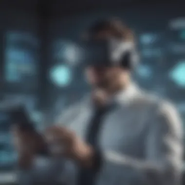 Virtual reality enhancing talent acquisition