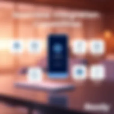 Integration options available within the Rezdy app