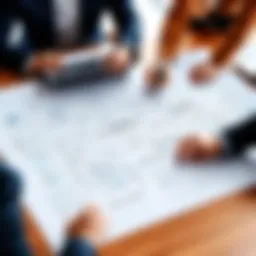 A team collaborating using Scrum management tools