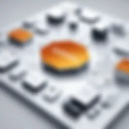 An abstract representation of brand strategy enhancement through white label solutions