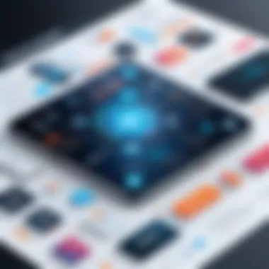 Integrating Simvoly Solutions into Business Frameworks Infographic illustrating the integration of white label solutions into business frameworks