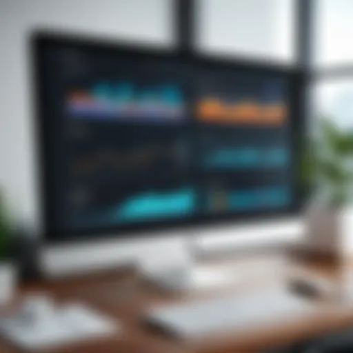 Visual representation of Sprinklr's analytics dashboard