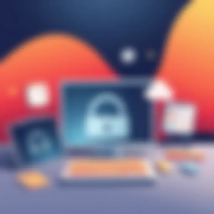Visual representation of disk space management tools