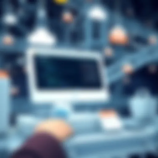 Visual representation of SCORM integration in e-learning platforms