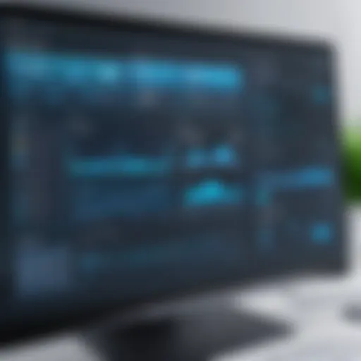 A sleek interface of advanced cleaning software