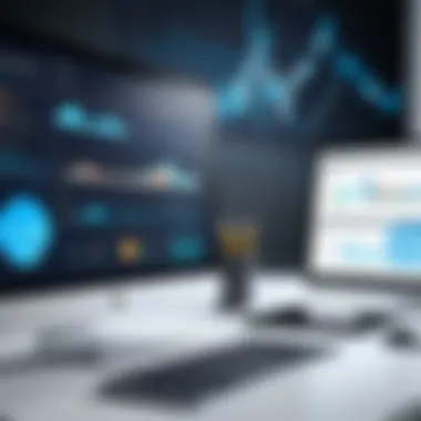 Efficiency Gains Through Accounting Software Chart displaying efficiency improvements with software