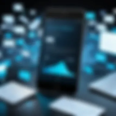 Rise of SMS Advertising An infographic illustrating the rise of SMS advertising in modern marketing.