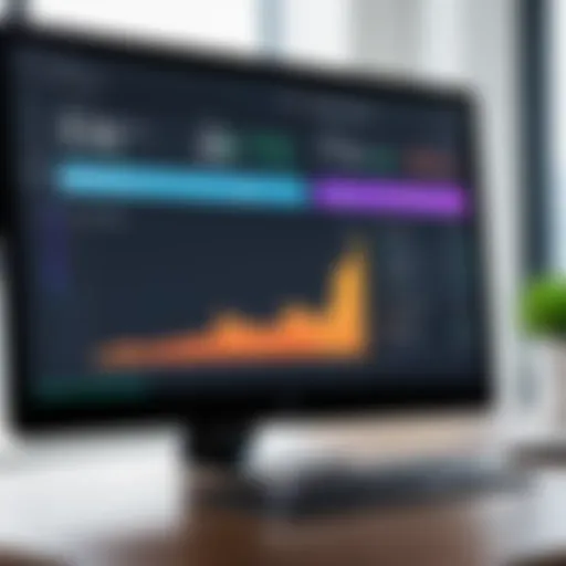 Dashboard showcasing time tracking metrics