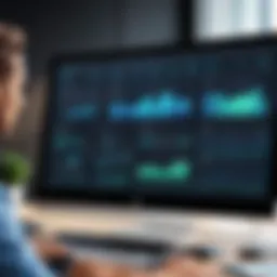 A digital dashboard displaying training progress