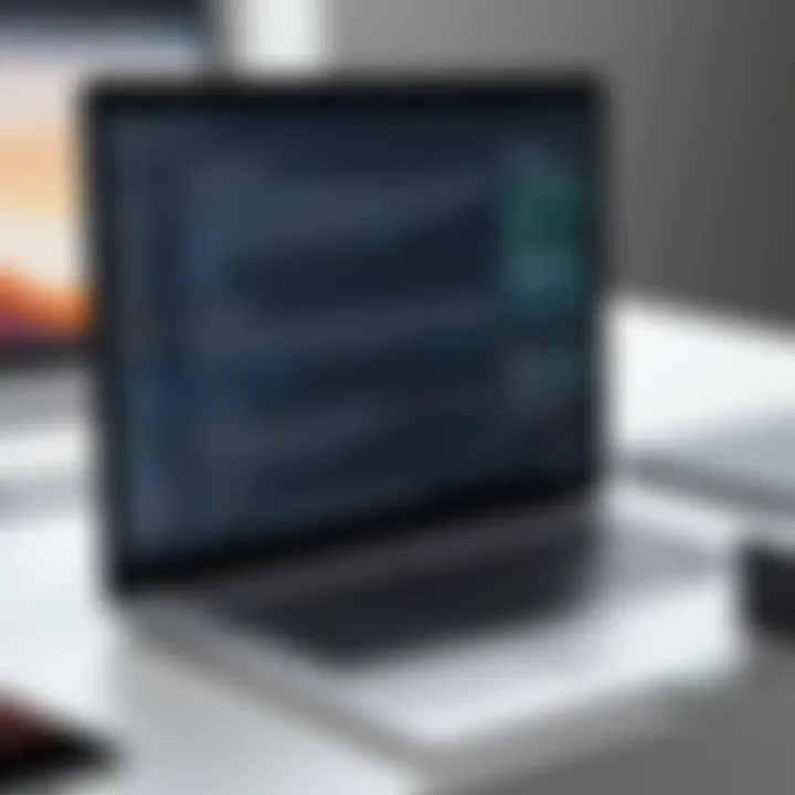 Screen showing file transfer software in action