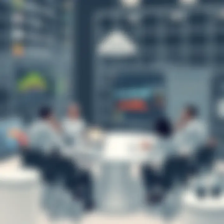 Advertising Campaign Metrics Discussion A strategic meeting discussing advertising campaign metrics