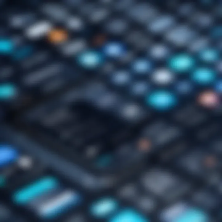 Visual representation of various e-commerce platforms