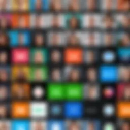 Visual representation of Flipgrid's interface showcasing video discussions