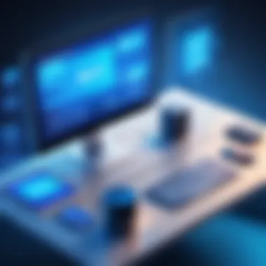 Conceptual Illustration of Digital Asset Management Conceptual illustration of Digital Asset Management