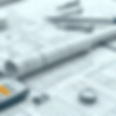 Blueprints and Calculations for Construction Blueprints and calculations for a construction project