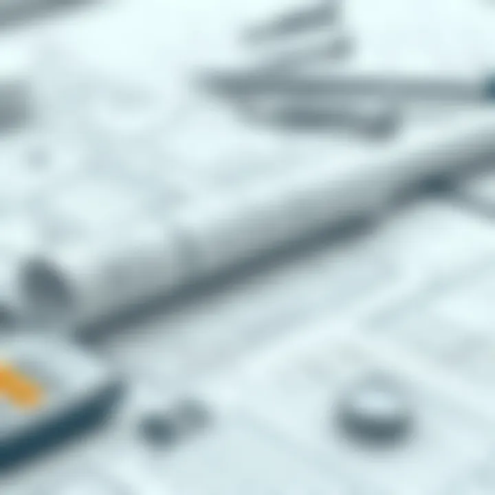 Blueprints and Calculations for Construction Blueprints and calculations for a construction project