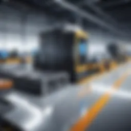 Overview of a modern manufacturing facility
