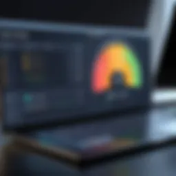 Graph illustrating load testing metrics