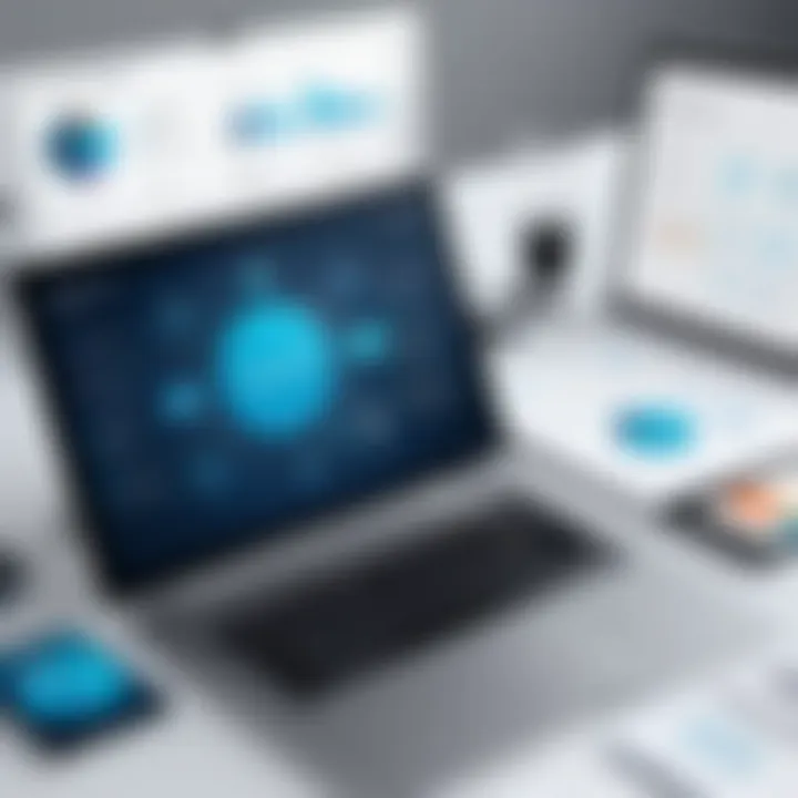 Diagram illustrating various applications of assessment tools in corporate environments