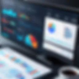 Visual representation of payroll data analytics