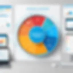 Visual representation of performance management components