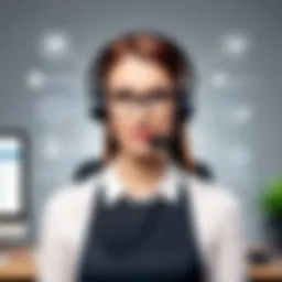 Visual representation of customer support options for QuickBooks Self Employed users.