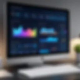 A sophisticated dashboard displaying residential utility billing data