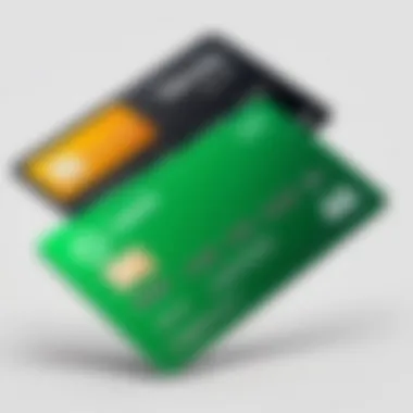 Illustration of the security features of the Cash App card