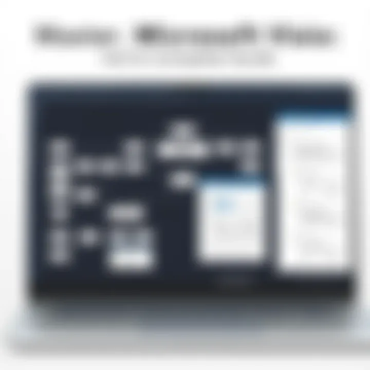 A detailed flowchart created using Microsoft Visio showcasing a project management process