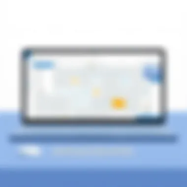 Screenshot of Microsoft Visio's user interface highlighting its design tools and features