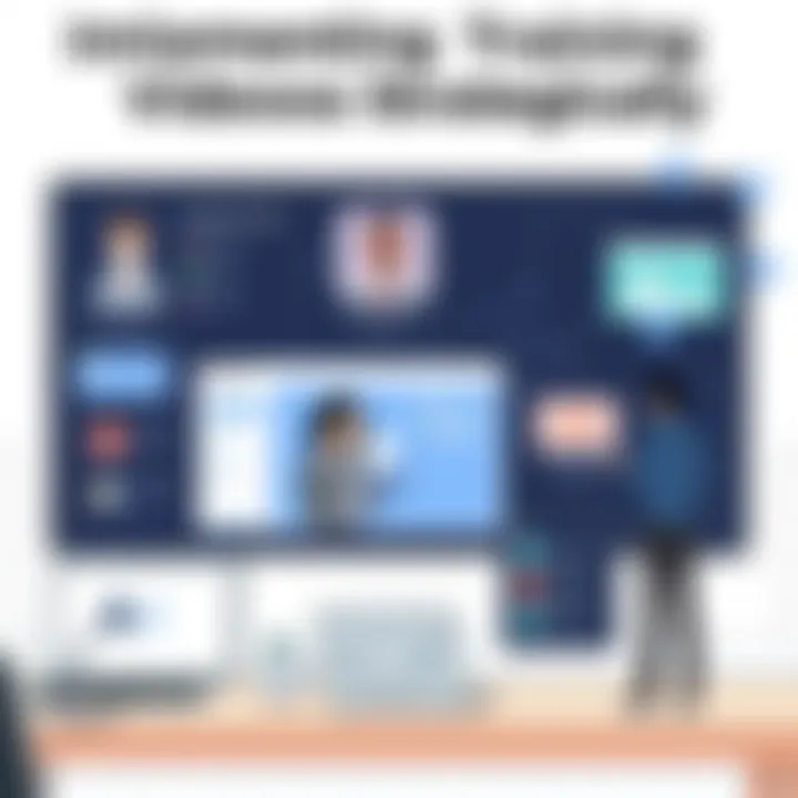 Strategic implementation of training videos in a corporate setting