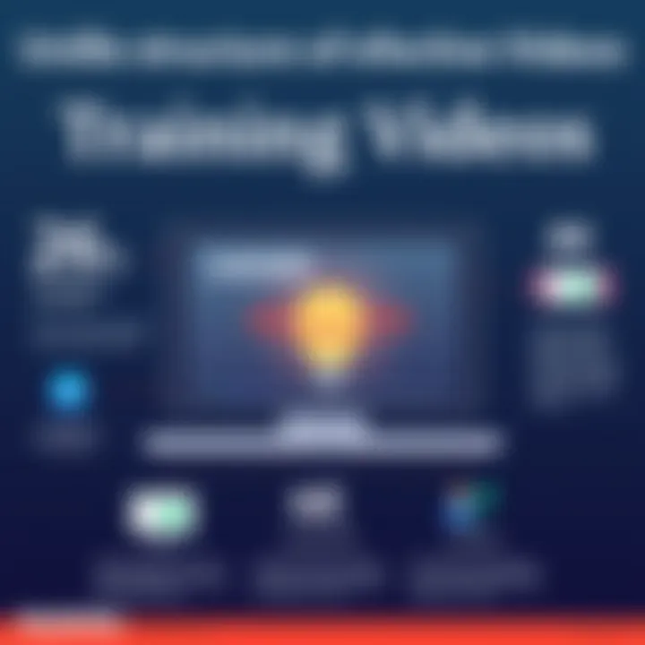 Visual breakdown of the structure of effective training videos