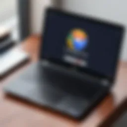 Kapwing interface showcasing editing tools on Chromebook