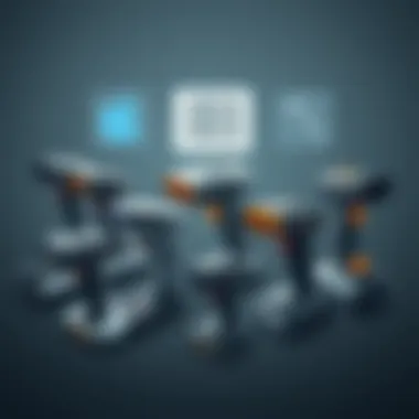 Diverse Barcode Scanner Models A diverse range of barcode scanners, highlighting various types and designs.