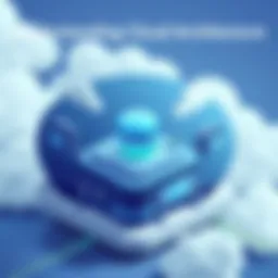 Visual representation of cloud storage architecture