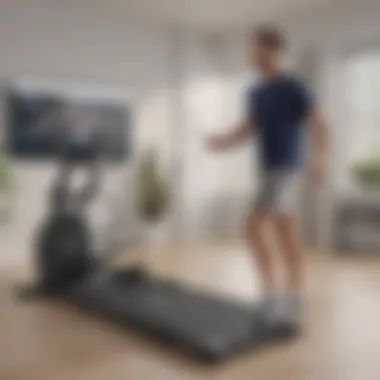 Immersive Virtual Training Session Virtual Fitness Training Session