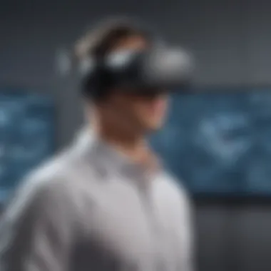 Virtual reality employee training simulation