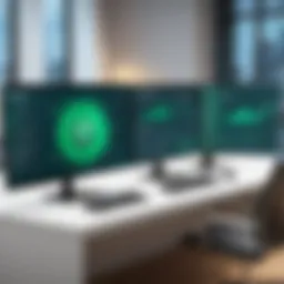 User interface comparison of Webroot and Kaspersky