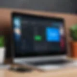 Visual representation of Weebly dashboard with QuickBooks integration
