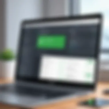 Screen capture of QuickBooks managing orders from Weebly