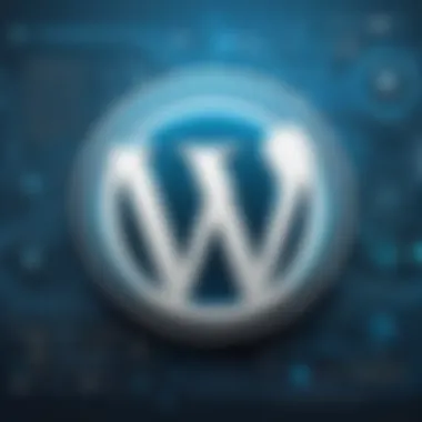 Exploring WordPress Customization Illustration showcasing WordPress customization options