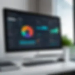 User interface showcasing Workspeed software dashboard with task management tools