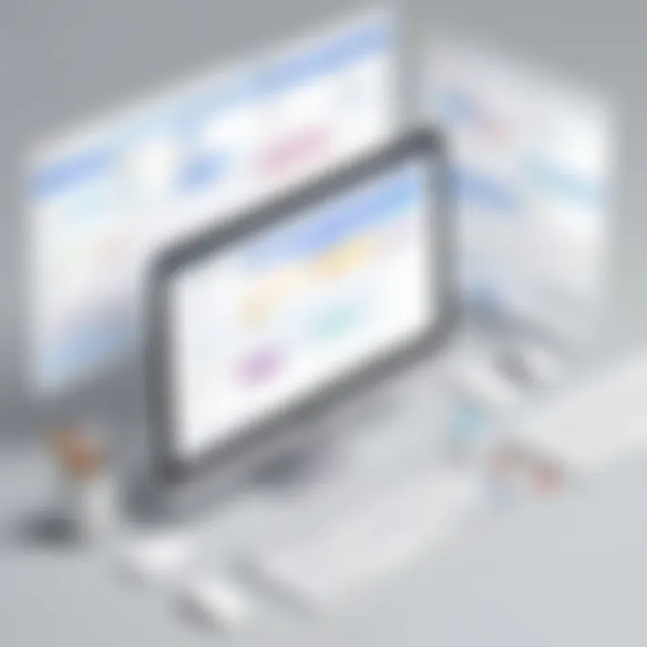 Workflow illustration showcasing optimized project management